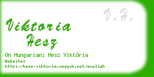 viktoria hesz business card